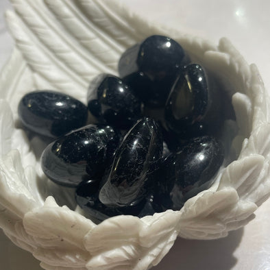 Black Tourmaline Tumblestones|Small|High Grade