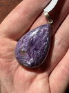 Charoite | Sterling Silver Pendant | Purple Chatoyant