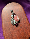 Mermaid | Sterling Silver Pendant | Rhodochrosite Garnet Pearl