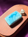 Larimar | Sterling Silver Pendant | Blue