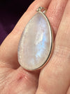 Rainbow Moonstone | Sterling Silver Pendant | Rainbow