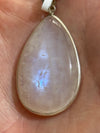 Rainbow Moonstone | Sterling Silver Pendant | Rainbow