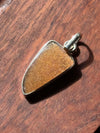 Meteor Shower Sunstone | Sterling Silver Pendant | Tanzania