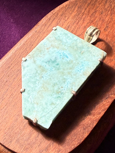 Larimar | Sterling Silver Pendant | Blue