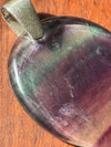 Fluorite | Sterling Silver Pendant | Purple Green