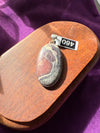 Porcelain Jasper | Sterling Silver Pendant | Deep Pink