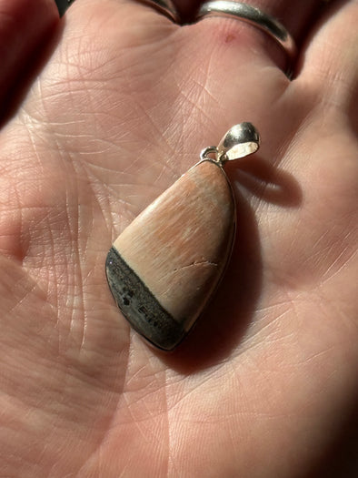 Celestobarite | Sterling Silver Pendant | Orange