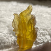 Golden Yellow Fox with Nine Tails | Candy Fluorite