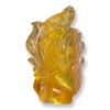 Golden Yellow Fox with Nine Tails | Candy Fluorite