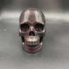 Bloodstone Skull with Mica