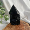Black Obsidian Partially Polished Point