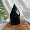 Black Obsidian Partially Polished Point