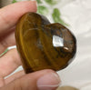 Tiger's Eye Heart Carving