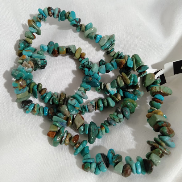 Tibetan Turquoise Chip Bead Bracelets