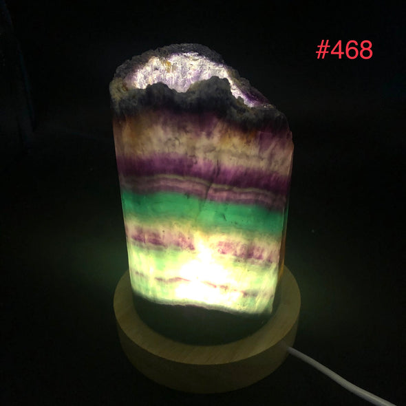 Fluorite Lamp - High Grade - Rustic