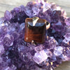 Red Tigers Eye Sterling Silver Ring 5.75 (L)