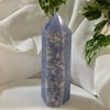 Blue Lace Agate Generator with Druzy