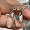 Clear Quartz | Sterling Silver Earrings | Faceted