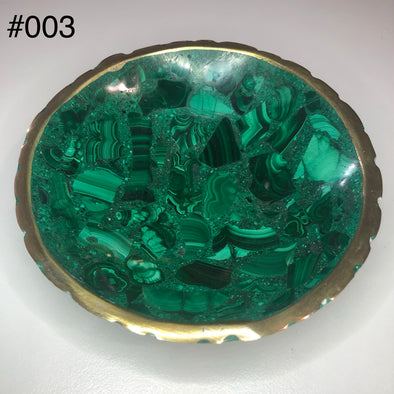 Malachite Bowls 'AAA Grade'