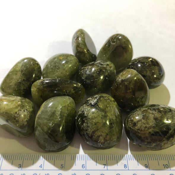 Green Garnet Tumblestones