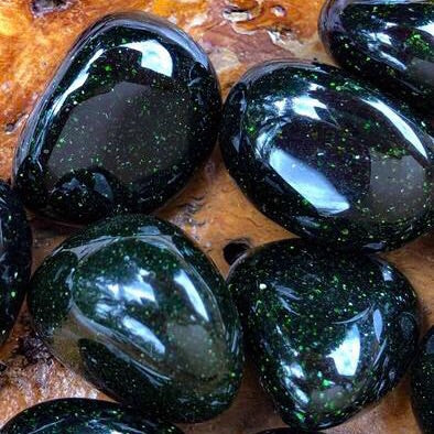 Green Goldstone  Tumblestones