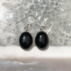 Onyx | Sterling Silver Earrings | Black