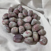 Pink Tourmaline in Lepidolite and Feldspar Tumblestones