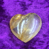 Golden Healer Quartz Hearts