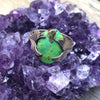 Green Mojave Turquoise Sterling Silver Ring 8.75 (R.5)
