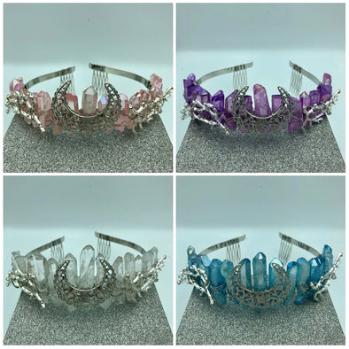 Jelly Quartz Crystal Crowns