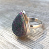 Ruby in Fuchsite Sterling Silver Ring 9.75 (T.5)