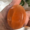 Peach Selenite Palmstone