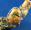 Unakite Ring Sterling Silver 8.5 (R)