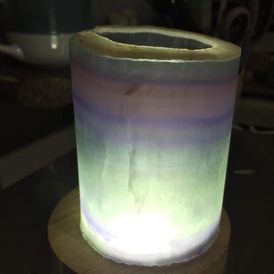 Fluorite Lamp - Large