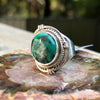 Tibetan Turquoise Sterling Silver Ring 5.25 (K)