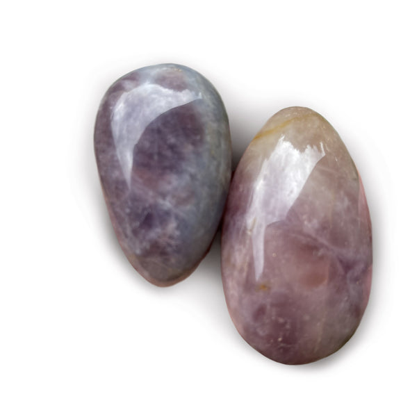 Lilac Quartz Palmstone - Large