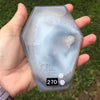 Druzy Agate Coffin Carving