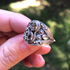 Herkimer Sterling Silver Ring 8.25 (Q)
