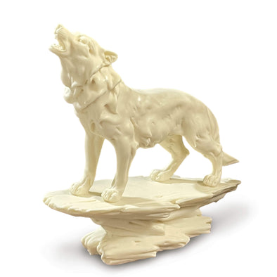 Wolf Statue - Tagua Nut