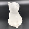 Clear Quartz Frosted Cat Crystaluxe