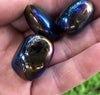 Cobalt Titanium Aura Tumblestones